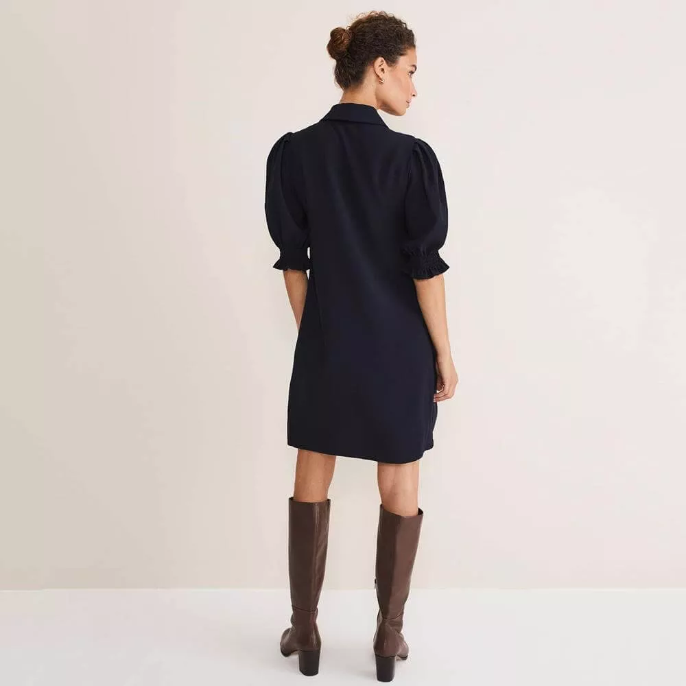 Phase Eight Navy Candice Zip Dress